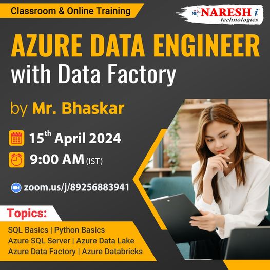 Best Azure Data Engineer Training in Ameerpet - Naresh IT,Hyderabad,Educational & Institute,Free Classifieds,Post Free Ads,77traders.com